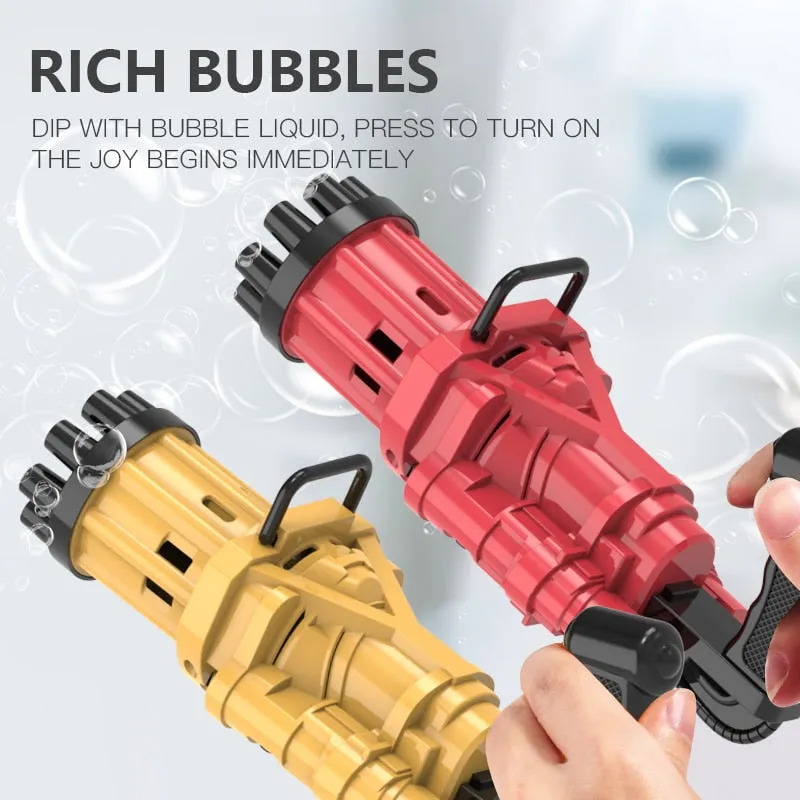 Mini Gatling Bubble Gun