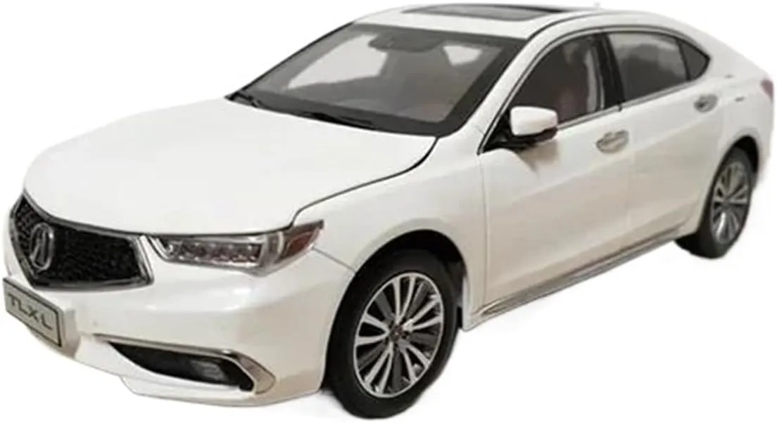 Mini Simulation Toys(Silver) electron spiny 1:18 for Honda Acura TLX-L Alloy Car Model Simulation Collection Ornament 