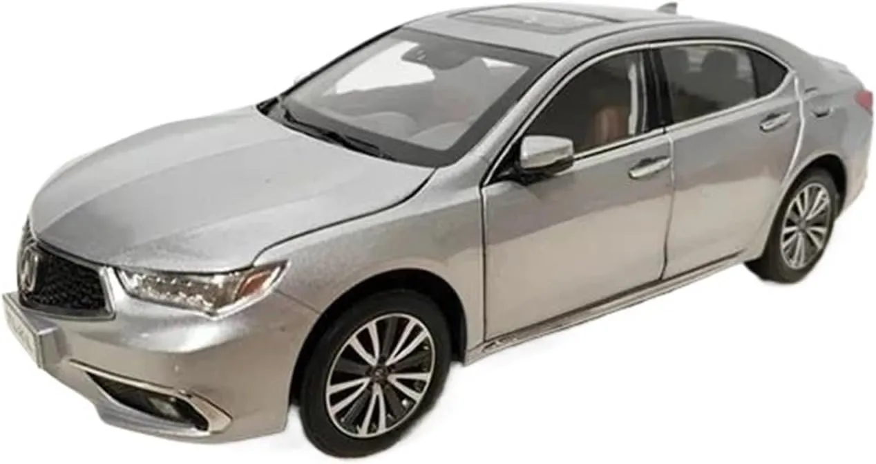 Mini Simulation Toys(Silver) electron spiny 1:18 for Honda Acura TLX-L Alloy Car Model Simulation Collection Ornament 