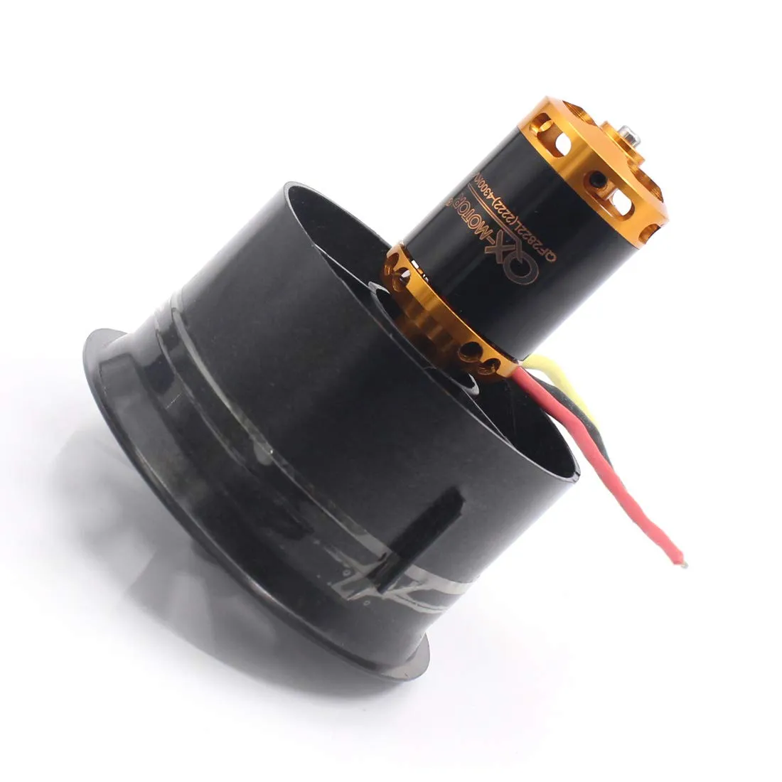 Model (64 12Blade 4300KV 3S) QXMOTOR QF2822 Brushless Motor 2200kv-4300KV 3-6s Battery 64mm/70mm EDF Ducted Fan exaggerate messy 5/12Blades for Outrunner Airplane 