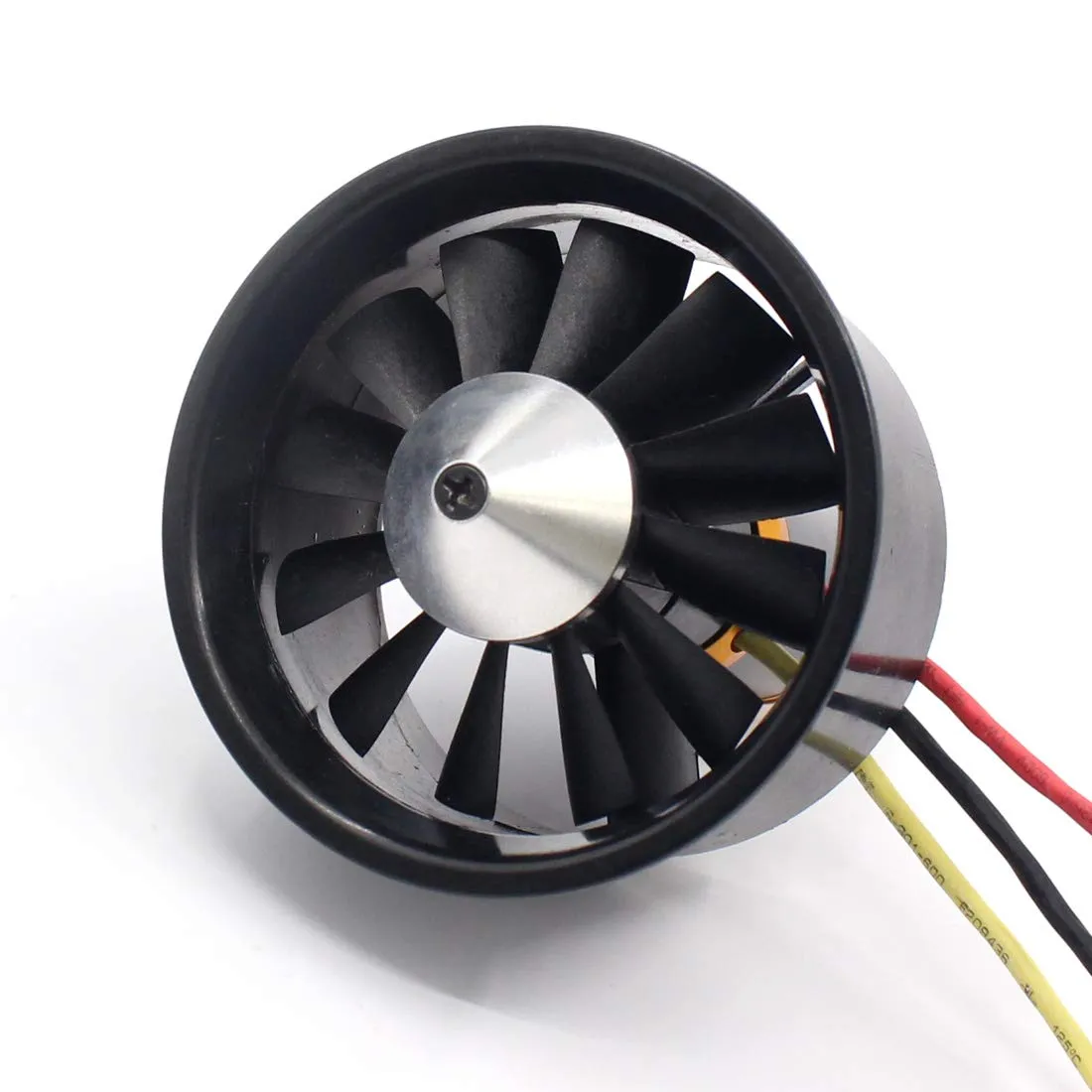 Model (64 12Blade 4300KV 3S) QXMOTOR QF2822 Brushless Motor 2200kv-4300KV 3-6s Battery 64mm/70mm EDF Ducted Fan exaggerate messy 5/12Blades for Outrunner Airplane 