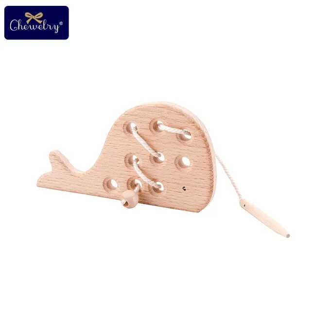 Montessori & Waldorf threading game