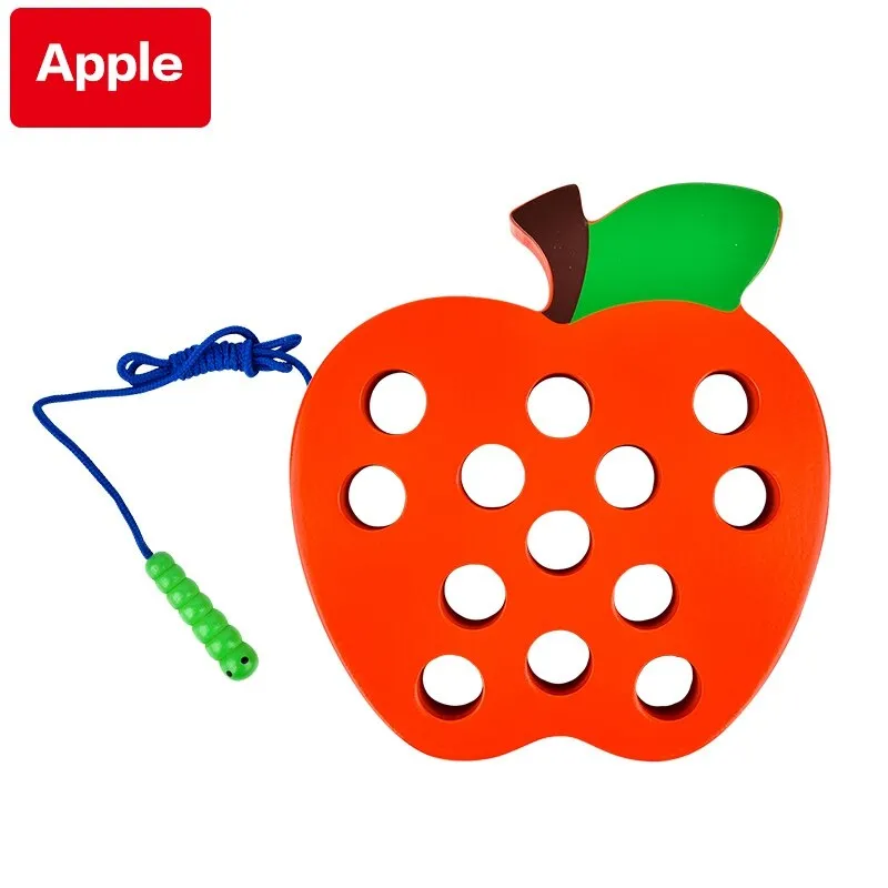 Montessori & Waldorf threading game