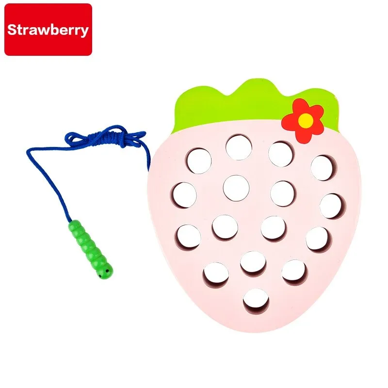 Montessori & Waldorf threading game