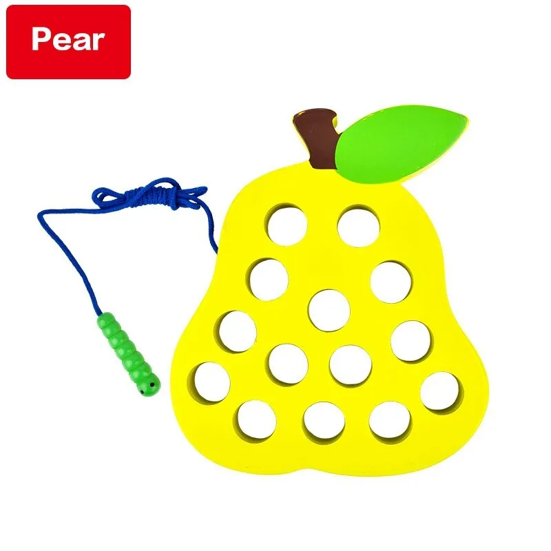 Montessori & Waldorf threading game
