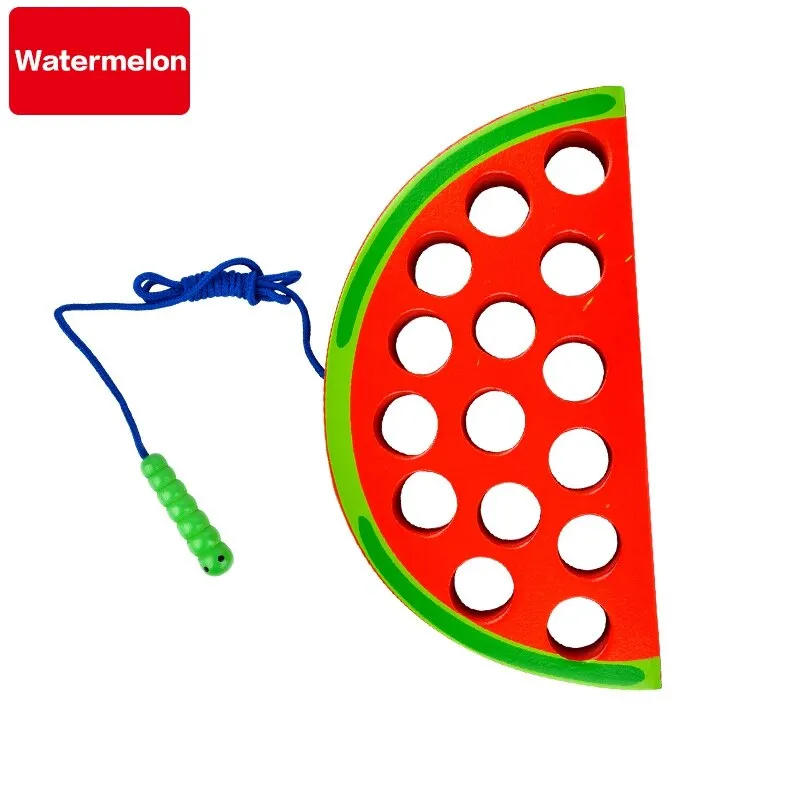 Montessori & Waldorf threading game