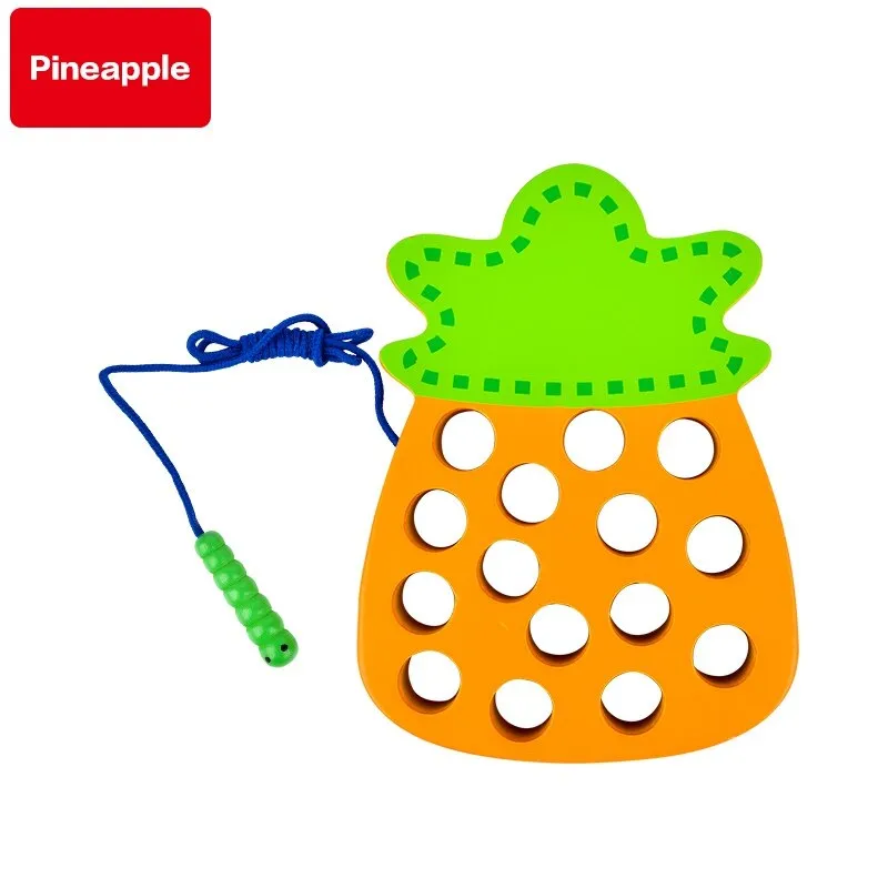 Montessori & Waldorf threading game