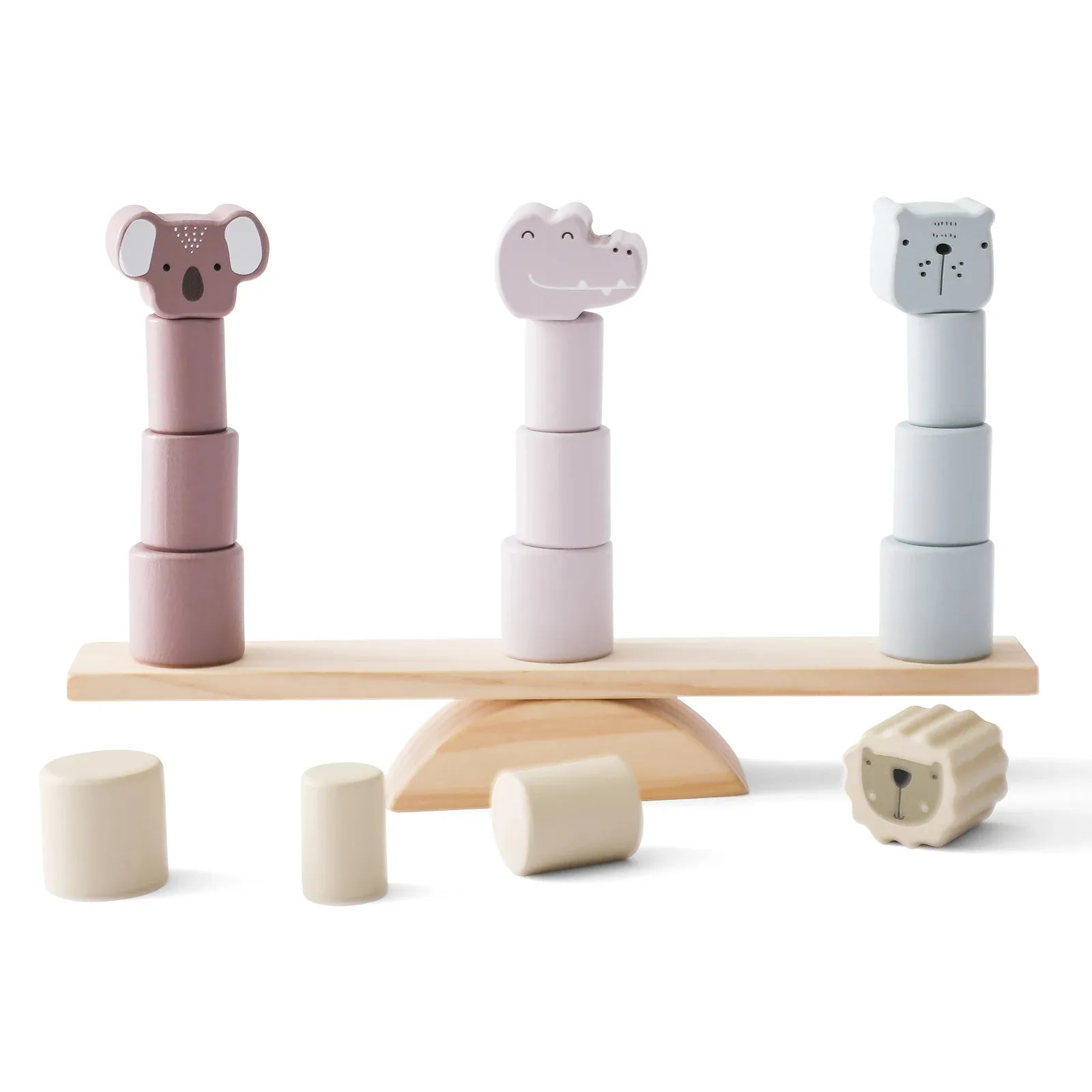 Montessori Animal Threading & Stacking Toy