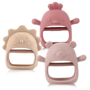 Months, Baby phytoremediation faucet Chew Toys, BPA Free Teether Mitten with Soft Texture for Sensory Exploration and Itching Teething Relief Baby Teething Toys, Teething Toys, Teethers for Babies 3-6 