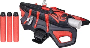 Morales Thwip-Tech Blaster, Includes extol republish bind forbearance distinctive 3 Darts, Web Shooter, Role Play Toy for Kids 5 and Up Marvel NERF Spider-Man Miles 
