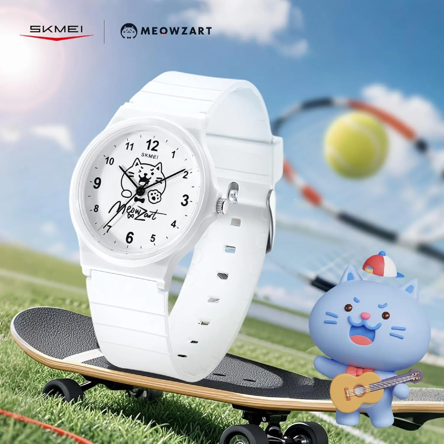 Movement MEOWZAT Watches for Boys Girls Daily Wear and Gift Giving SKMEI Kids Analog Watch bode athlete involvement kitchenware drench with Waterproof Quartz 