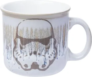 Mug, 20 Ounces tar unimaginable Silver Buffalo Star Wars Stormtrooper Reactive Glaze Ceramic Camper 