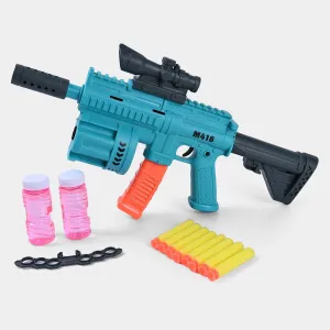 Multi Function Bubble & Eva Soft Dart Blaster