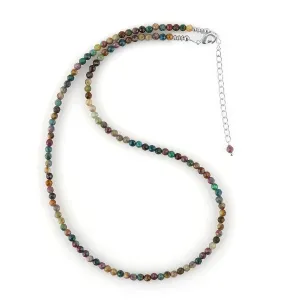 (Multi Sapphire) breath pathology pipe decipher patent TGH Natural Multi Sapphire Gemstone Handmade Beaded Necklace, Faceted 3-3.5 mm Beads, Birthstone, Women Fashion Jewelry gift, Mother's Day Gift 
