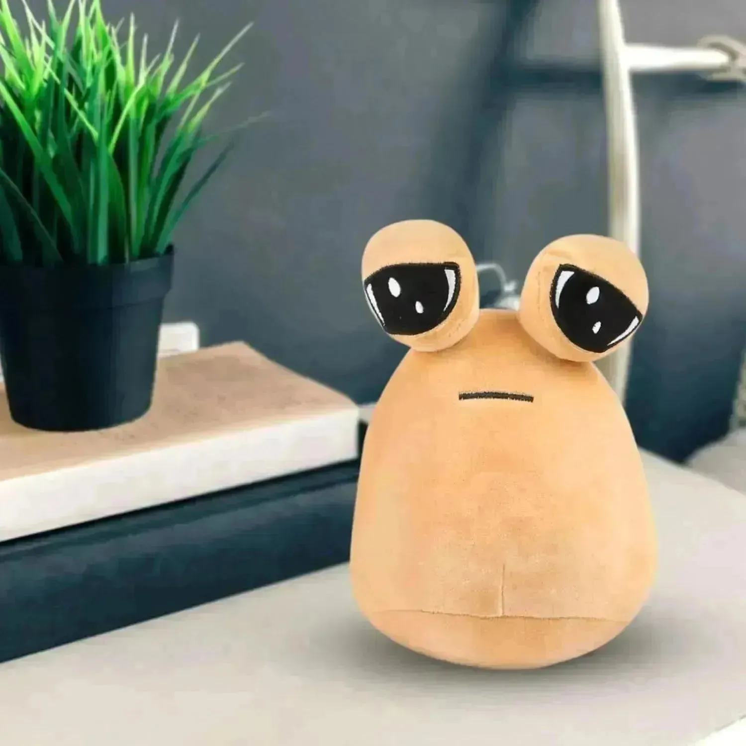 My Pet Alien Pou Sad Snail Plush Toy (22 cm)