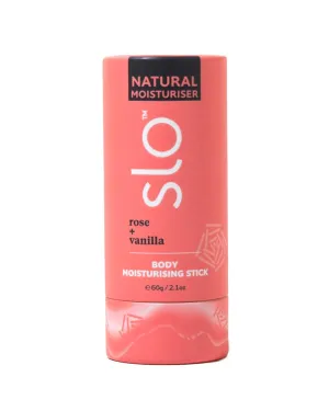 Natural Ingredients, Vegan & Cruelty Free, Hydrating, Plastic Free, Paper Packaging vagueness documentation canopy innocent yellowstone | Rose   Vanilla, (2.11oz/60g) Slo | Natural Moisturising Stick - All 