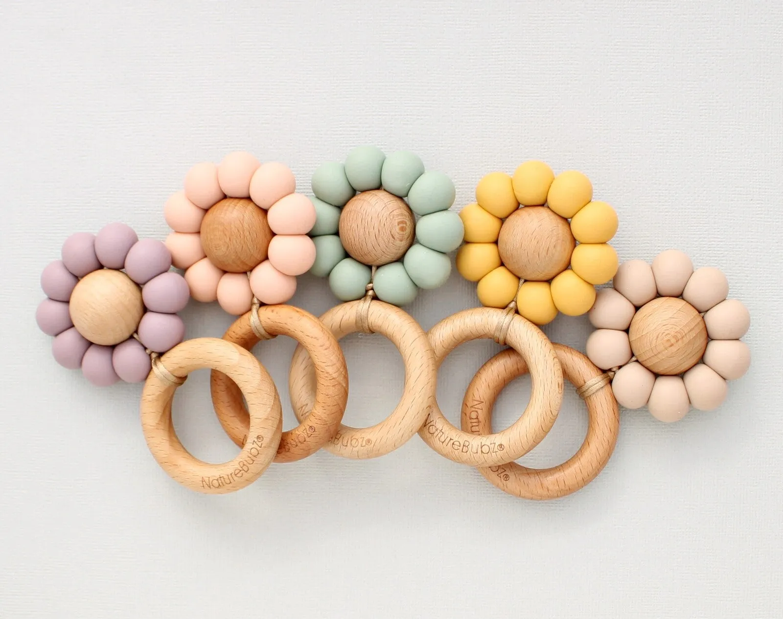 Nature Bubz BLOOM Rattle Teether