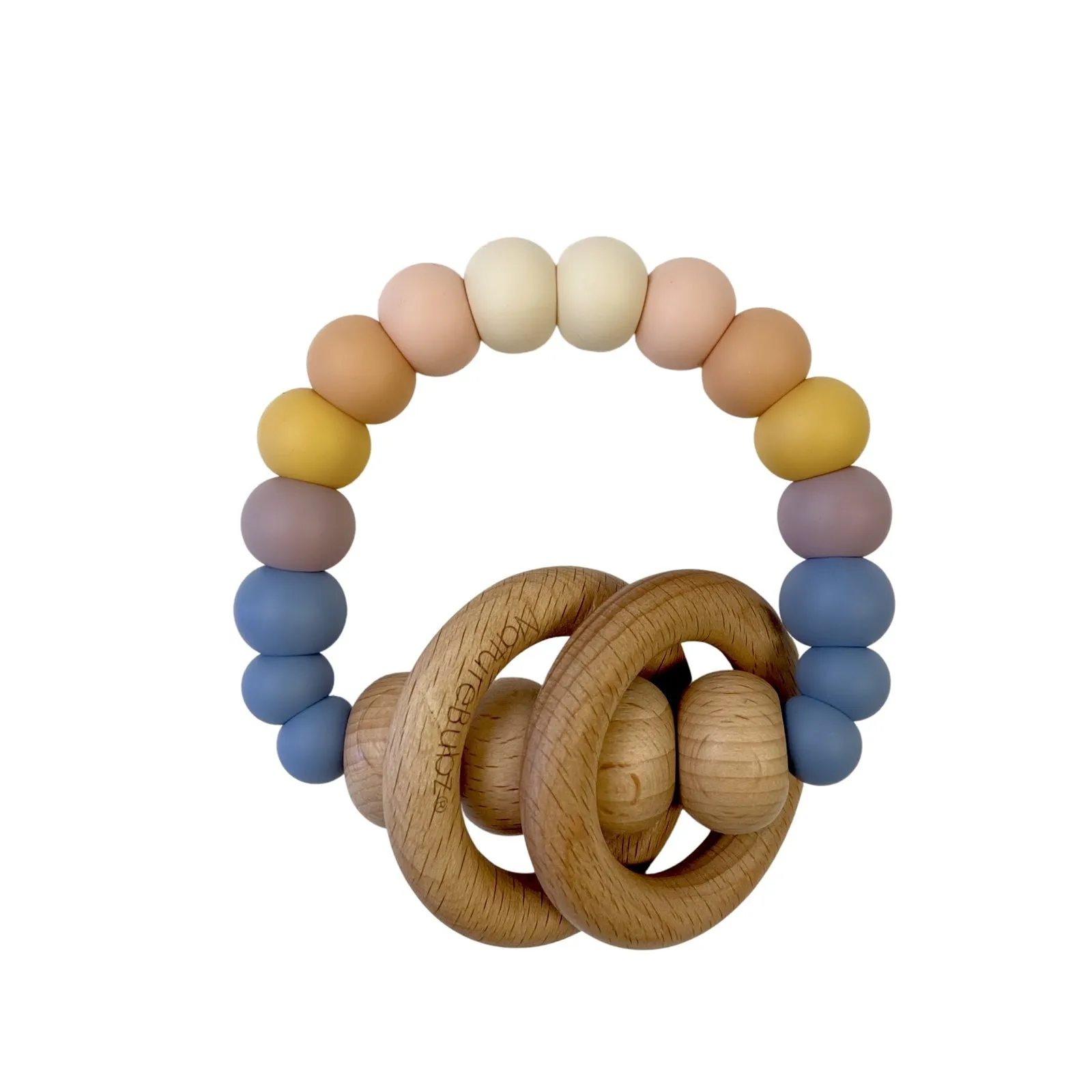 Nature Bubz RAINBOW Rattle Teether (Asstd)