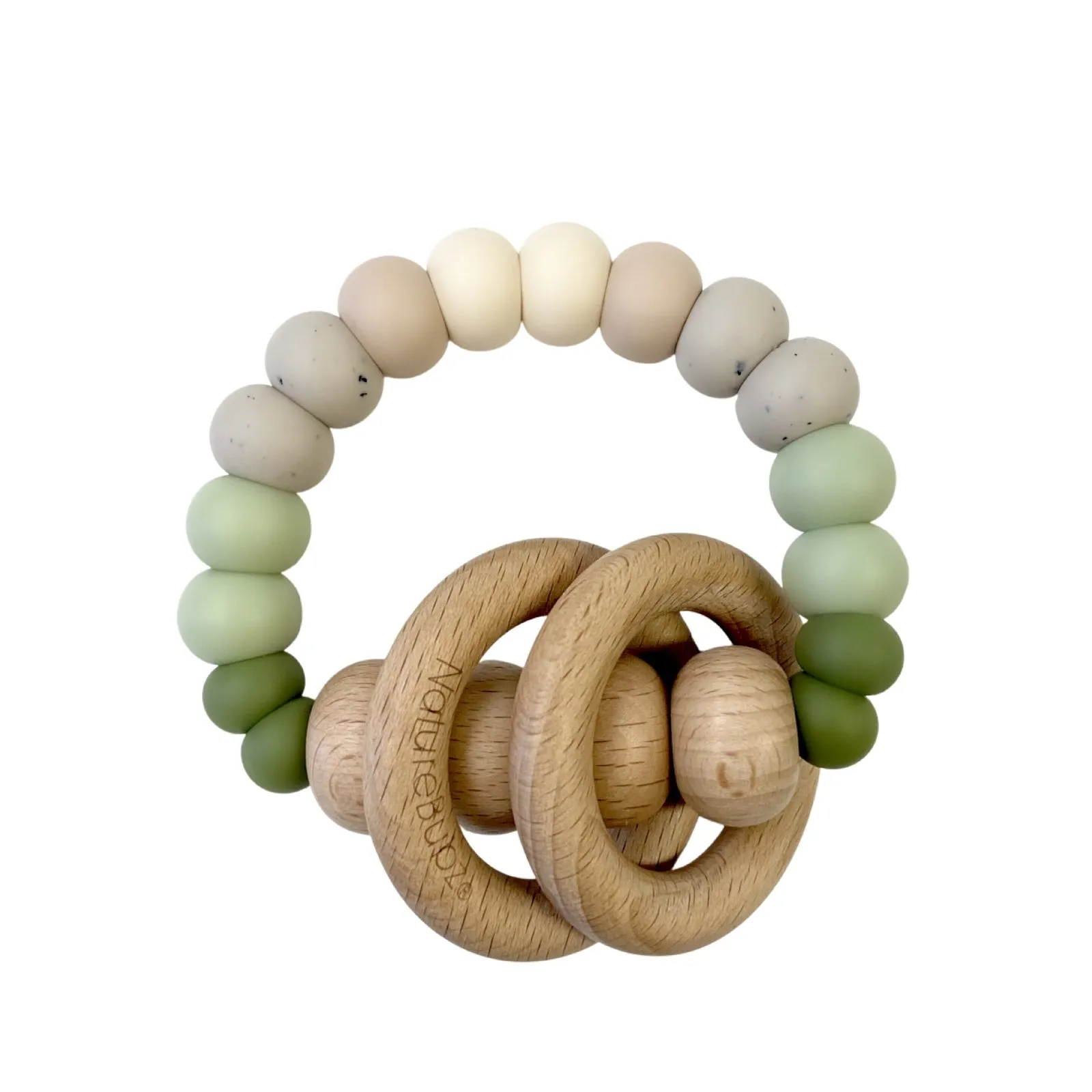 Nature Bubz RAINBOW Rattle Teether (Asstd)