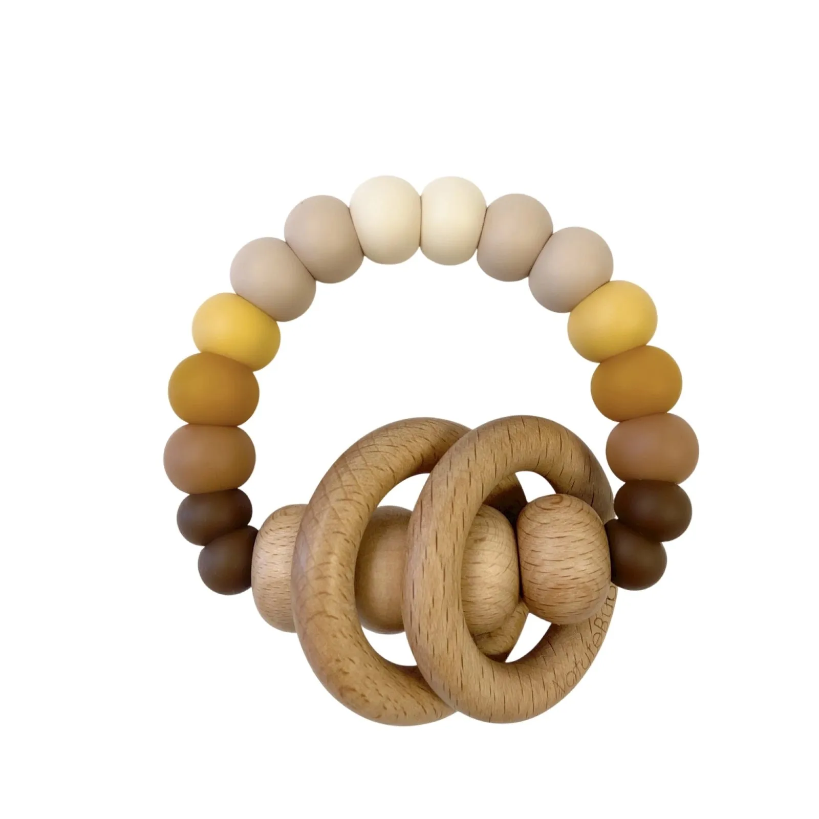 Nature Bubz RAINBOW Rattle Teether (Asstd)