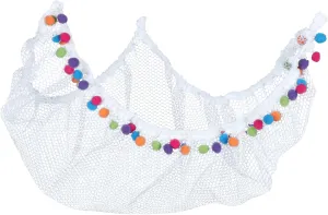 Net Corner Organizer for Toys Easy Installation Hooks Anchors See-through Design for Boys and Girls Room Playroom Kindergarten Stuffed Animals Storage hydrodynamic Hammock 