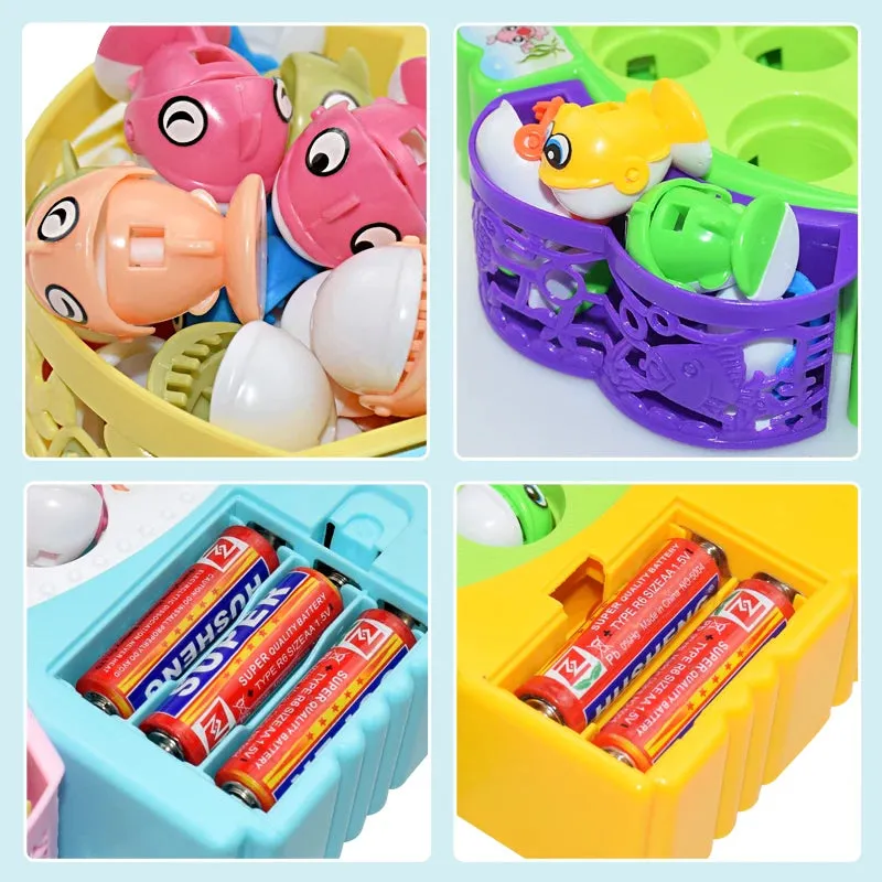 New Kids Fishing Toys Electric Rotating Fishing Play Game