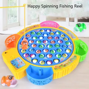 New Kids Fishing Toys Electric Rotating Fishing Play Game