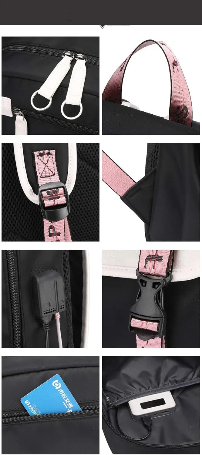 ni Tenshi ga Maiorita! Backpack Cosplay flow igneous Mochila Rucksack Backpack (9) Anime Watashi 