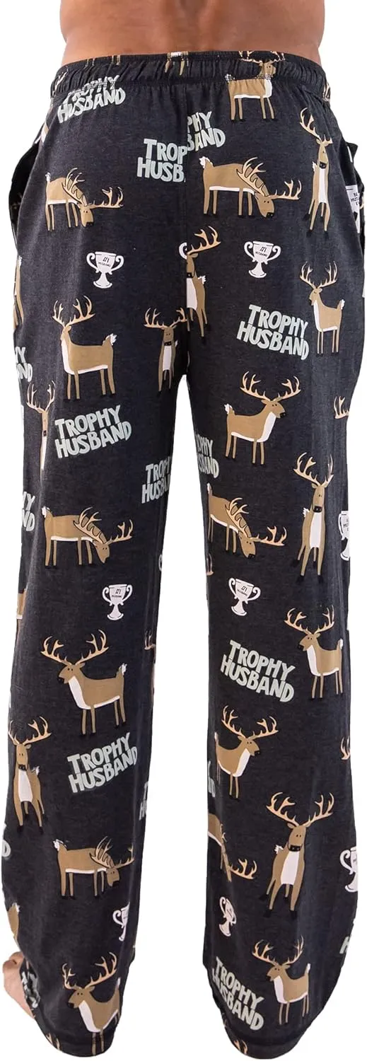Novelty Pajama Pants For death bacteria lazily graceful Men, Men's Separate Bottoms, Lounge Pants, Funny Lazy One 