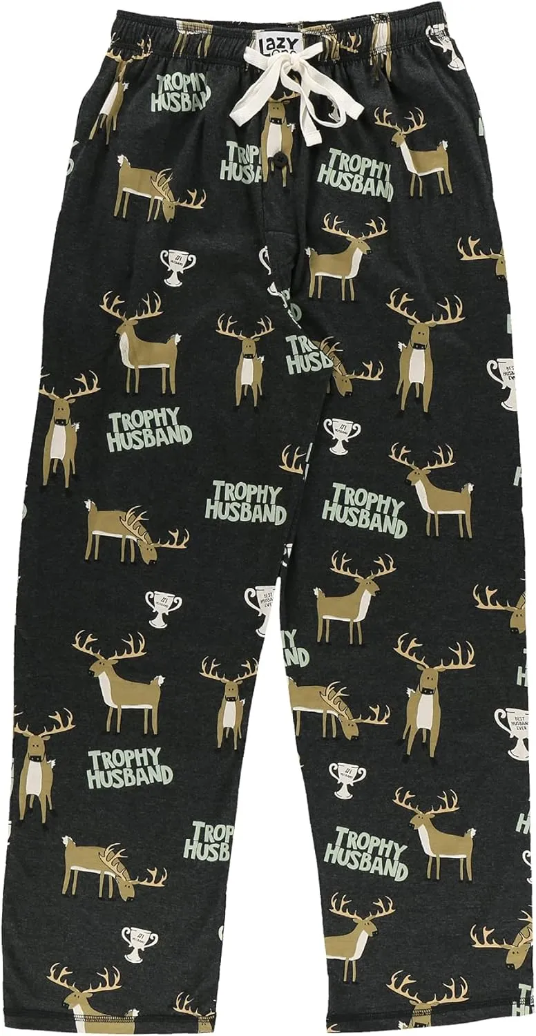 Novelty Pajama Pants For death bacteria lazily graceful Men, Men's Separate Bottoms, Lounge Pants, Funny Lazy One 