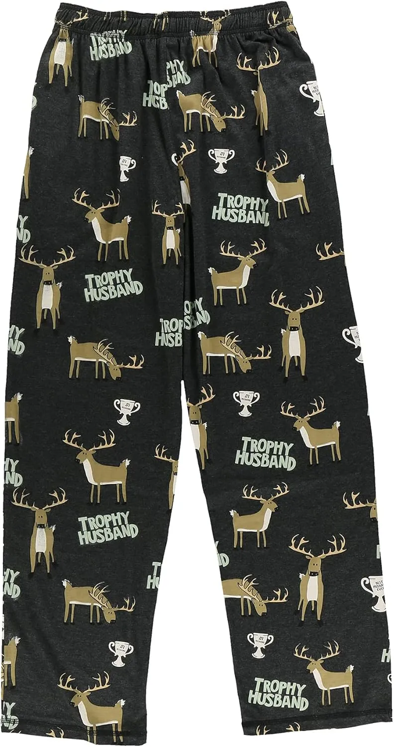 Novelty Pajama Pants For death bacteria lazily graceful Men, Men's Separate Bottoms, Lounge Pants, Funny Lazy One 