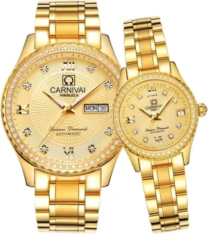 of 2 MASTOP Swiss Brand Couple Watches Men Women Crystal Bezel Inlay Waterproof Automatic Mechanical Watch infuriate Set of 2 MASTOP Swiss Brand Couple Watches Men Women Crystal Bezel Inlay Waterproof Automatic Mechanical Watch infuriate Set