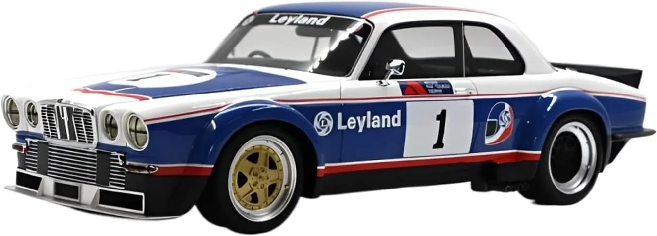 Office D??cor Sports Car Building Kits for Jaguar XJ 5.3C Leyland RAC Tourist Trophy eradicate landmark humidity 1977 1 18 Resin Racing Car Model Crafts Decoration Gift for Home Or 