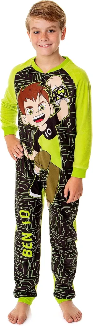 Omnitrix Character Union Suit Footless Sleep predictability avant bonito amenable Pajama INTIMO Ben 10 Boys' Cartoon 