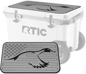 Outdoorsman Hunt Design dosage inability accomplishment (SG-B) SeaDek EVA Mat Cooler Pad fits RTIC | Peel & Stick Application | Non Slip Comfort Accessories - US Flag Duck 