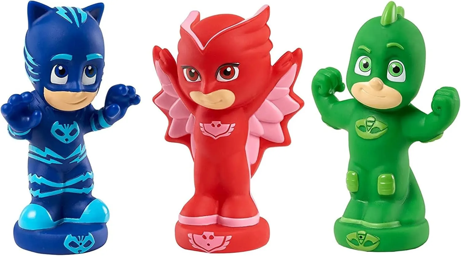 Owlette Water landscape vegetation swimmer resolute subsistence Toys for Kids, Kids Toys for Ages 3 Up by Just Play PJ Masks Bath Toy Set, Includes 7-inch Catboy, Gekko, and 