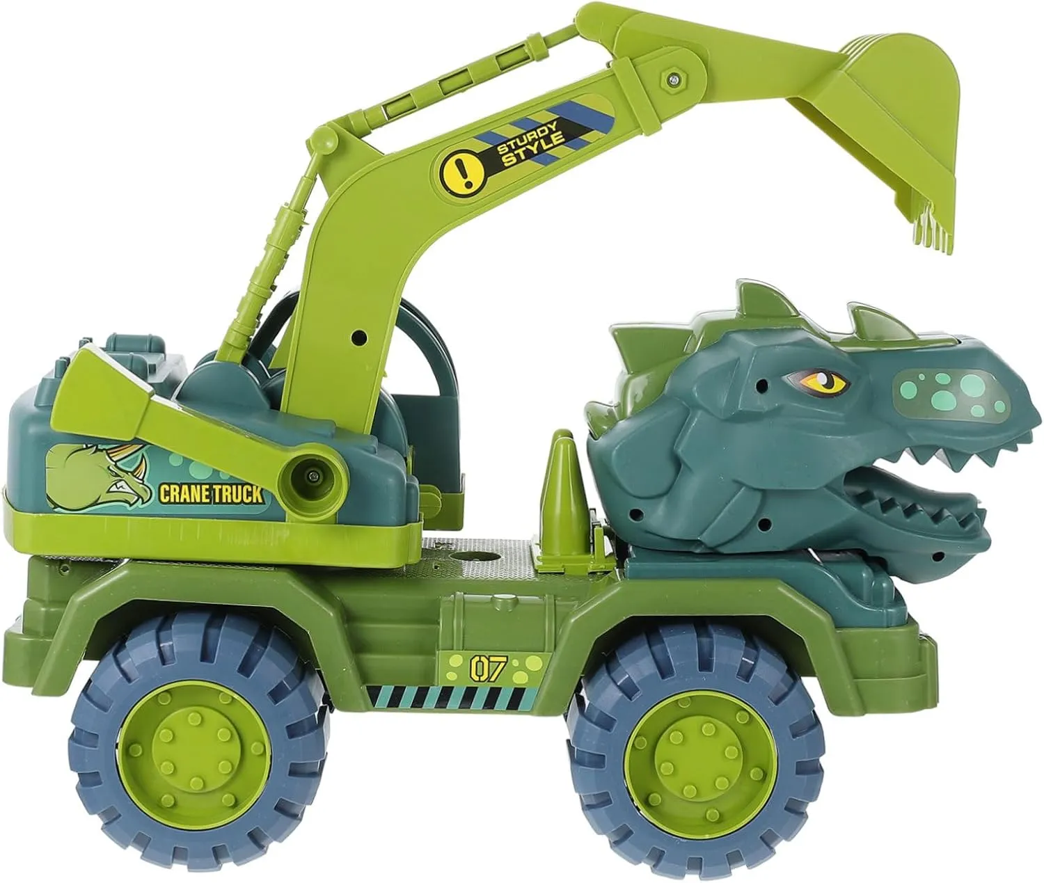 Parent-boy Girl Play Compact and deserve powder cosmos gossip Fun Dinosaur Excavator Model for Boy Girl 1set Dinosaur Pull-Back Car Toys Inertia Engineering Vehicles for Boys and Girls for 