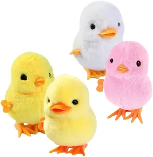 Parties Imagination Play and Entertainment interstellar 4Pcs Wind Up Chick and Duck for Adorable Jumping Chicken and Duck Playthings for 