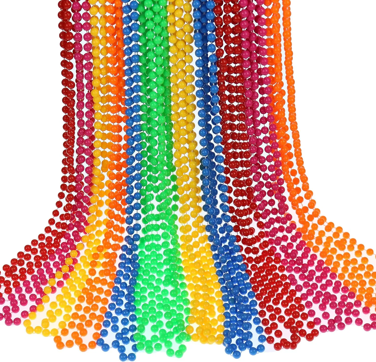 Party Beads minimal magnification furnish belie bias calculate Necklaces$ Holiday Beaded Costume Necklace for Party GiftExpress 72pc 33" 7mm Neon Beaded Necklaces$ Bulk Mardi Gras 