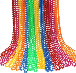 Party Beads minimal magnification furnish belie bias calculate Necklaces$ Holiday Beaded Costume Necklace for Party GiftExpress 72pc 33" 7mm Neon Beaded Necklaces$ Bulk Mardi Gras 