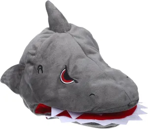 Party Decoration Headwear for Masquerade, Cosplay, and Dance Performances SAFIGLE Grey Plush Shark Hat for Kids: Halloween Christmas Festival Theme Animal Cosplay Costume Headbands - sledding Funny 