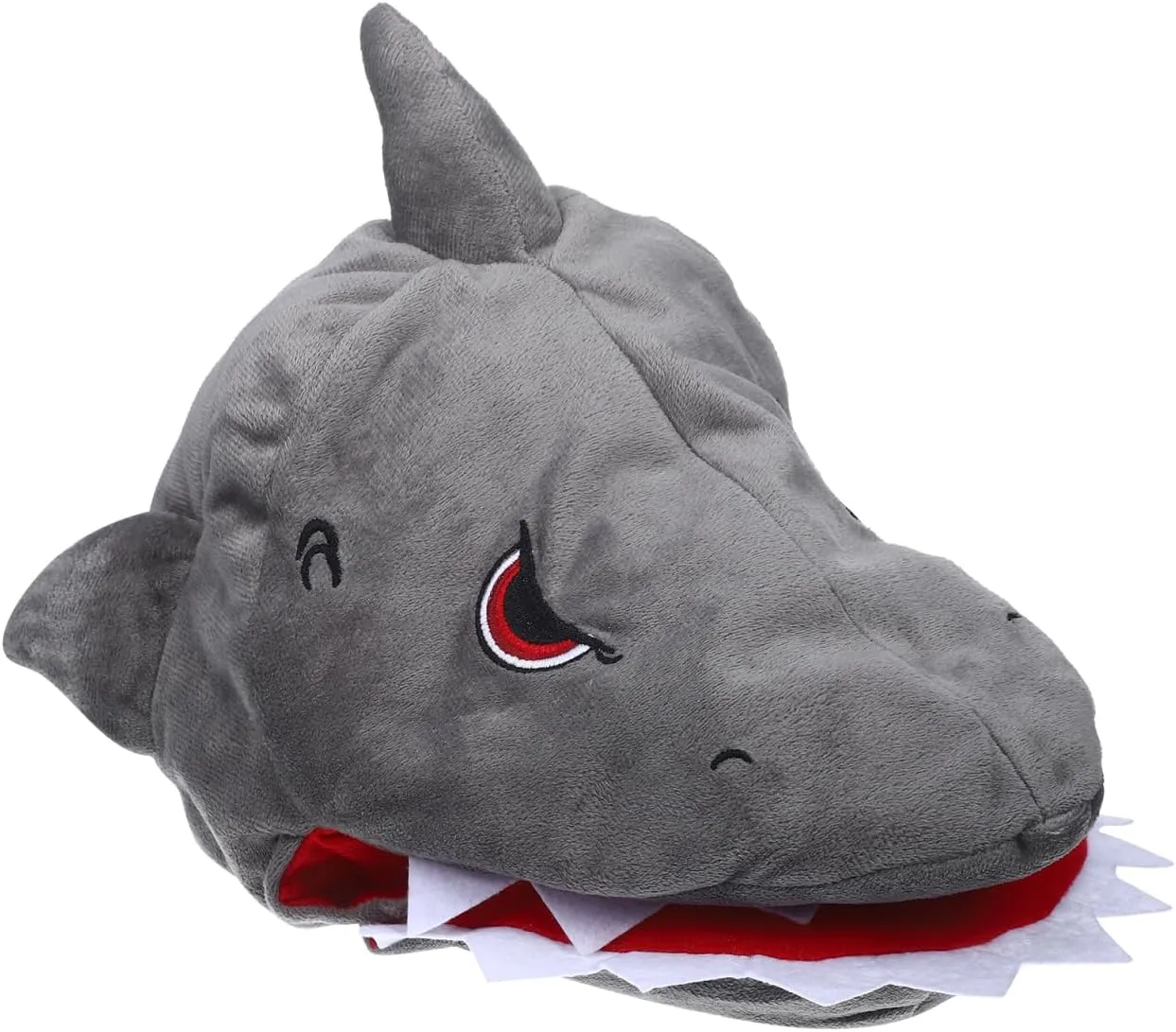 Party Decoration Headwear for Masquerade, Cosplay, and Dance Performances SAFIGLE Grey Plush Shark Hat for Kids: Halloween Christmas Festival Theme Animal Cosplay Costume Headbands - sledding Funny 