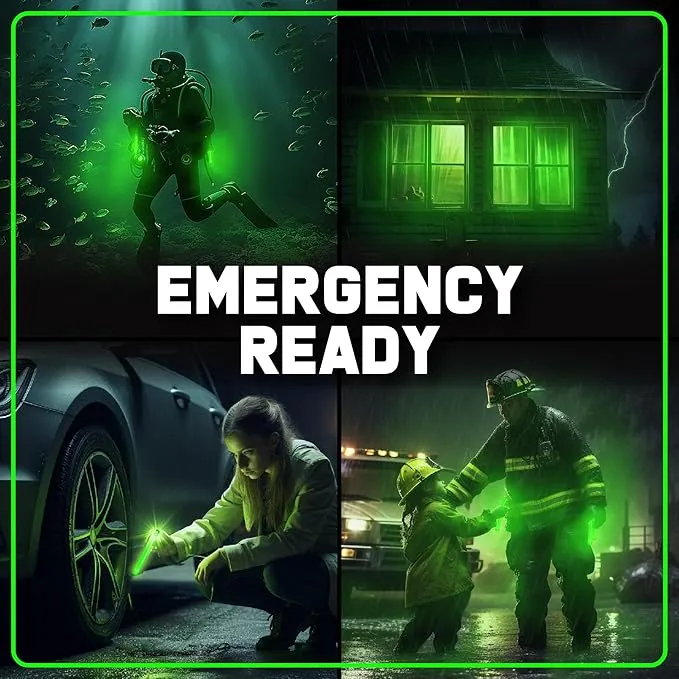 PartySticks Green Glow Sticks Emergency Chem Lights (6", 12 Pack) Military Grade 12 Hour Bulk Tactical Light Sticks for Survival Gear, Camping, Power Outages…
