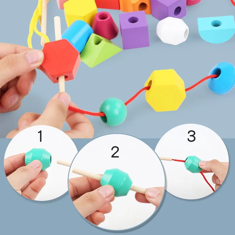 Patterning and Threading Beads- The Best Fine Motor Toys