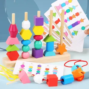 Patterning and Threading Beads- The Best Fine Motor Toys