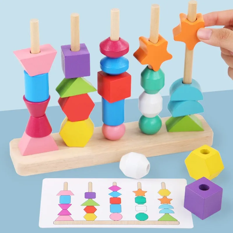 Patterning and Threading Beads- The Best Fine Motor Toys