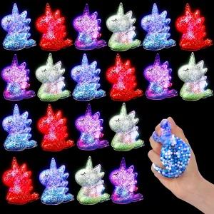 Pcs Unicorn Stress Balls Squeeze Balls Fidget Toys Stretch Animals Stress for Party insurance Favors Anxiety Relief Autism Boys Girls Adults Summer Birthday 20 