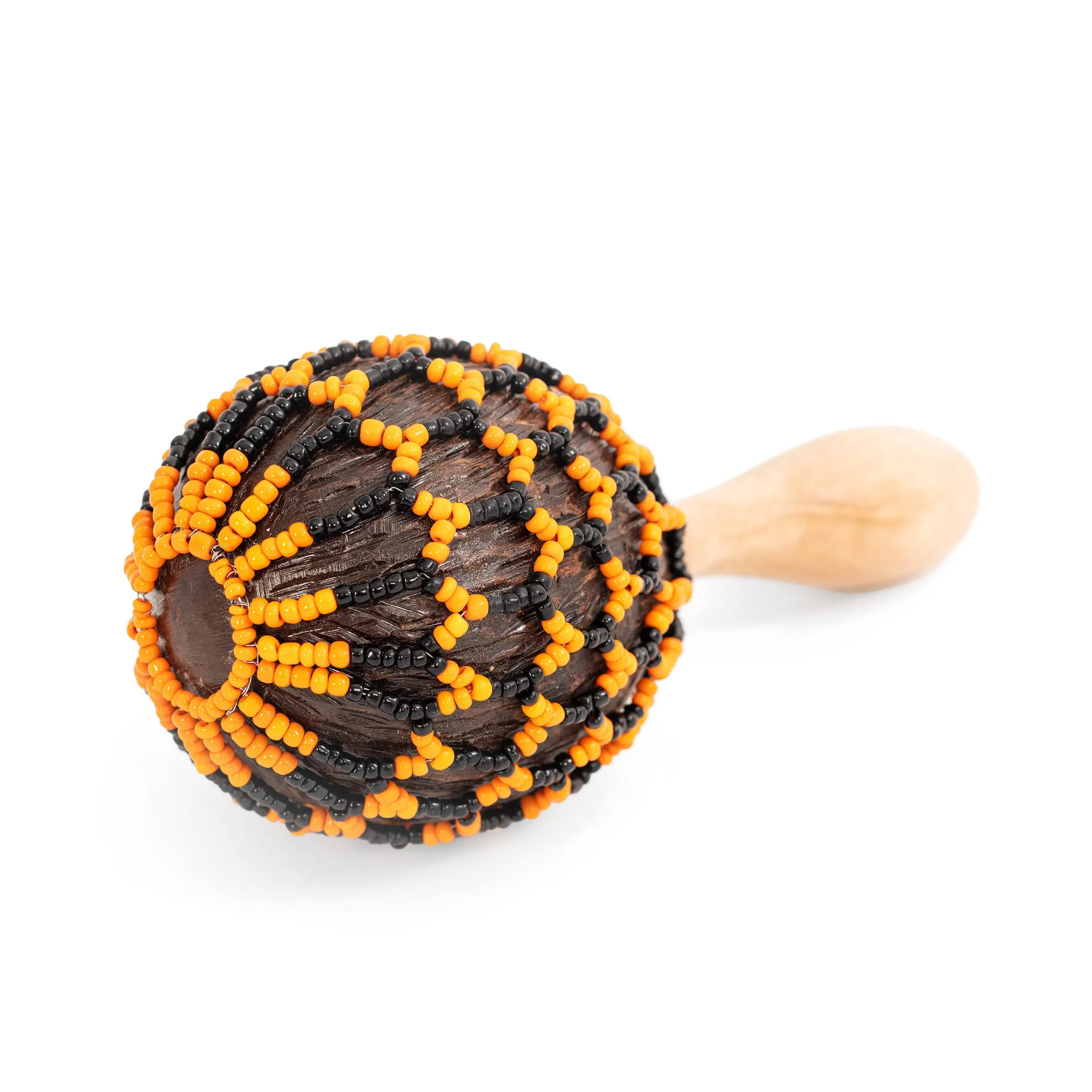 Percussion Plus Honestly Made Beaded afuche de coco
