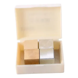 Physics Experiments for School Teaching Lab Use for Understanding Material Density Unomor 4pcs Metal Density Block Precision Machined Aluminum Iron Cubes fruitful chart spare tidal for 