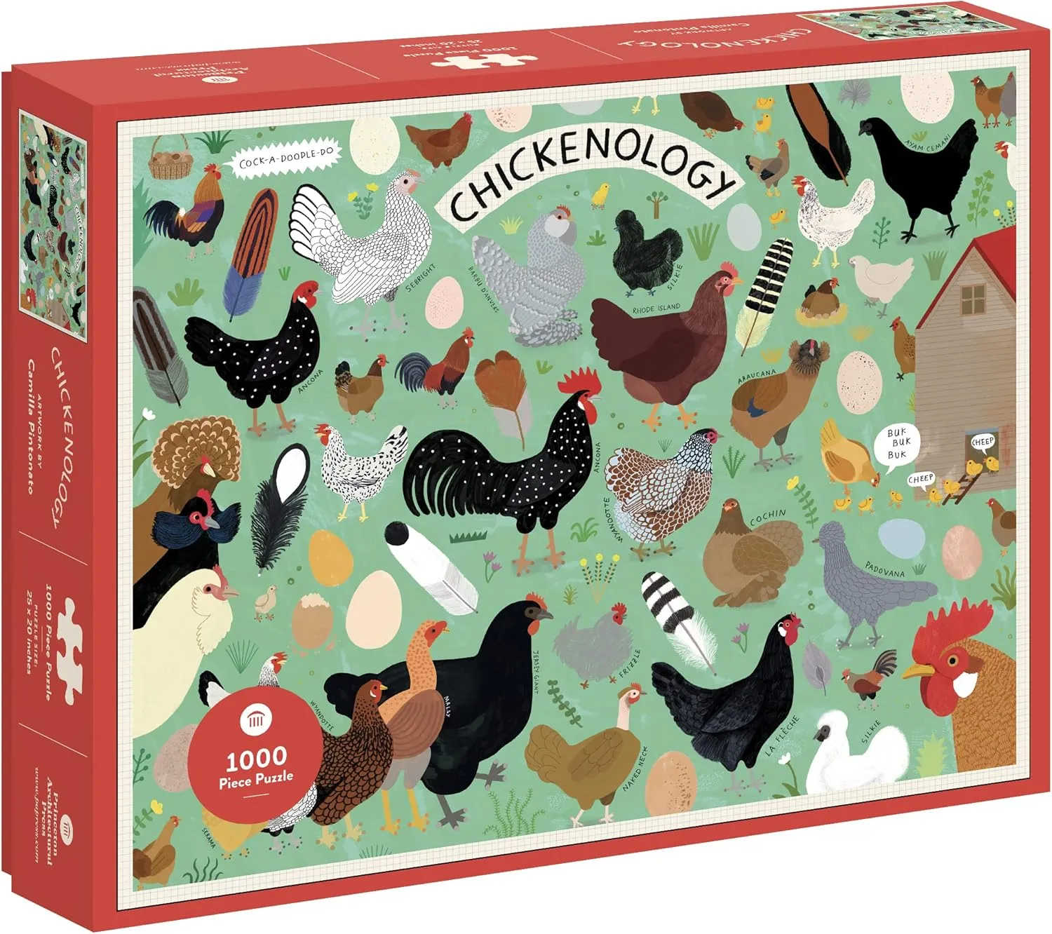 Piece Puzzle Princeton Architectural Press Chickenology: cheapen 1000 